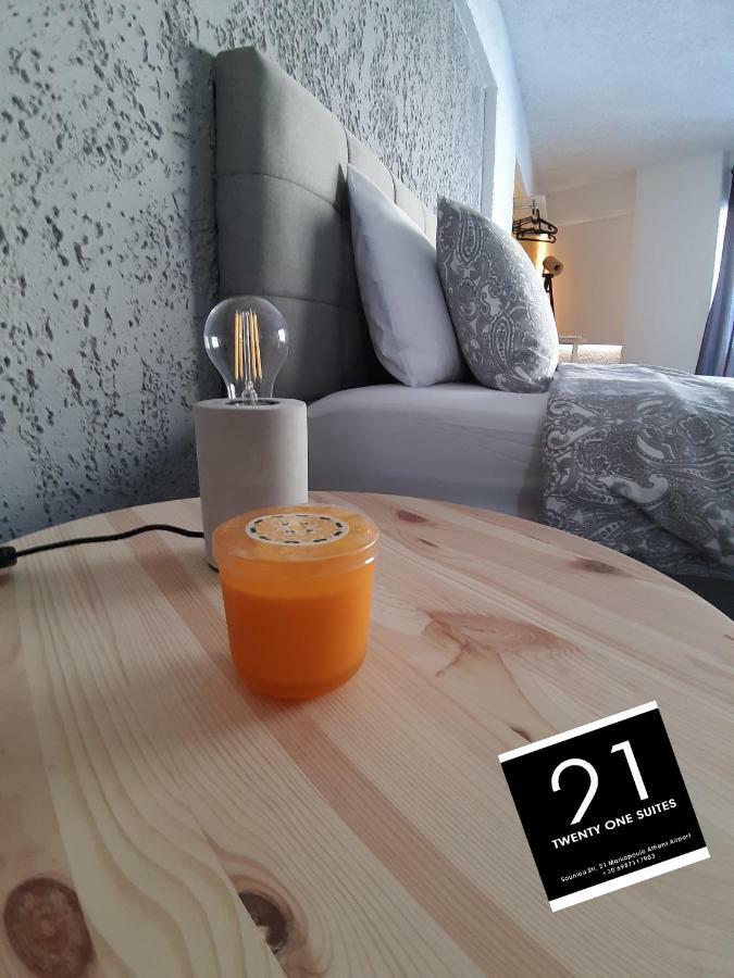 21 Suites Deluxe Stay Near The Airport Markópoulon Exteriör bild